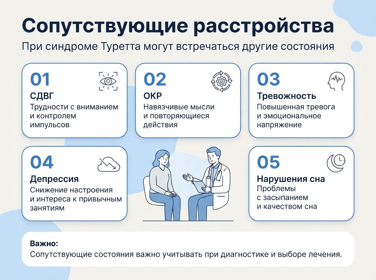 Лечение синдрома Туретта в Исилькуле инфографика